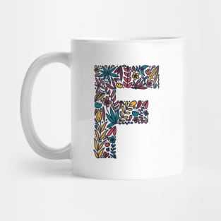 Tropical Letter F Mug